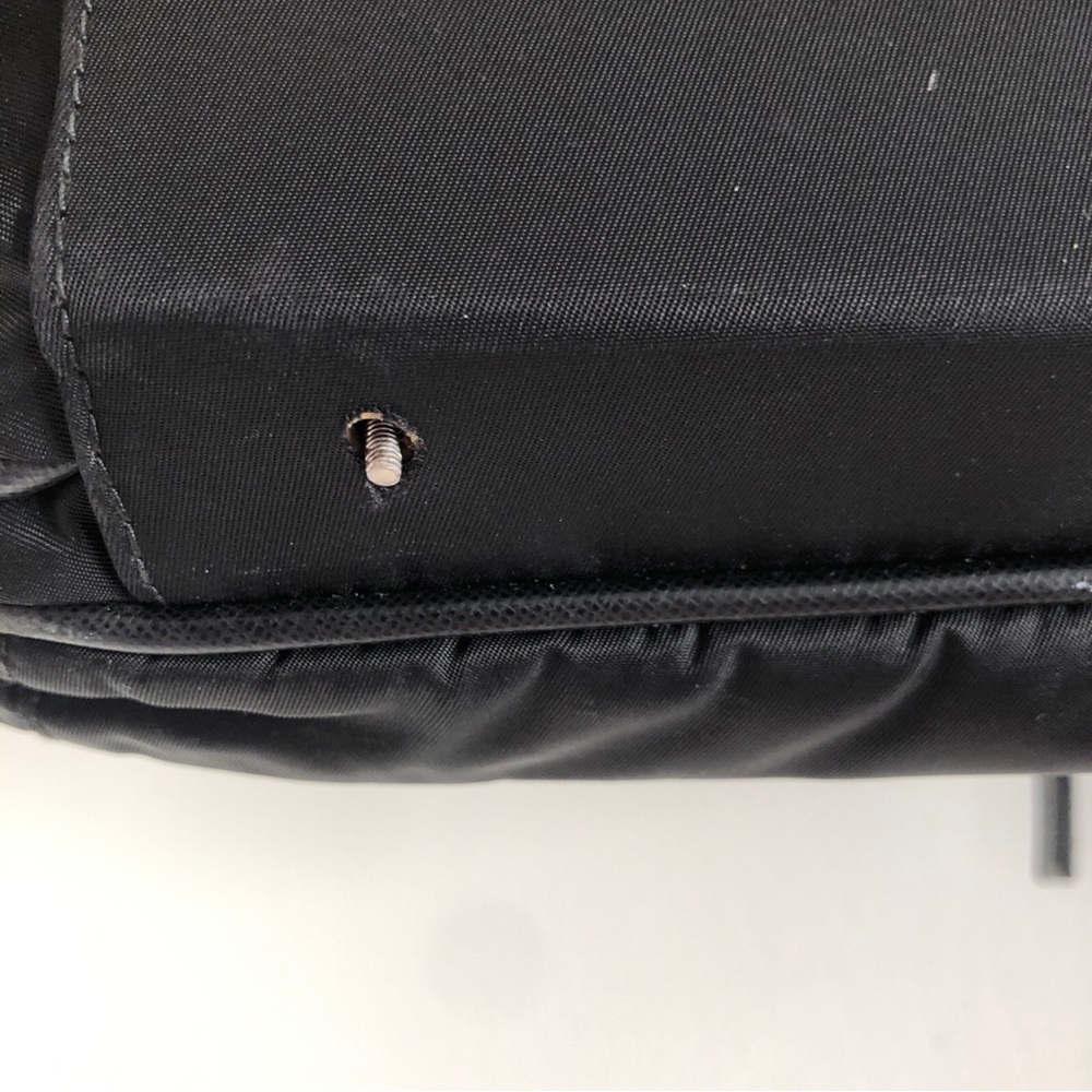 Prada Black re-Nylon saffiano leather Travel Tote Bag - Picture 10 of 15